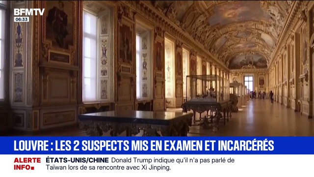 Cambriolage au Louvre: les deux suspects mis en examen et incarcérés