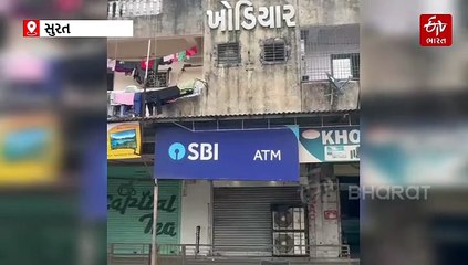 તસ્કરોએ કર્યું નવા વર્ષનું મુહૂર્ત: સુરતના ATM બુથમાં કરી ચોરી, ગેસ કટરથી કાપી નાખ્યું