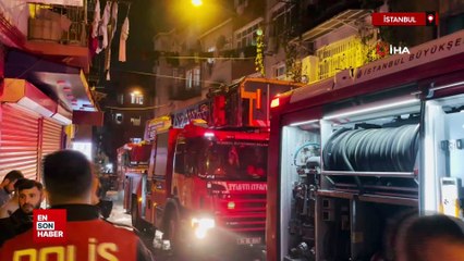 İstanbul'da kız istemede patlatılan havai fişekler evi yaktı