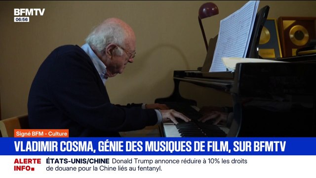 Ma chambre de torture : compositeur de musiques de films à succès, Vladimir Cosma ouvre les portes de son appartement et lieu de travail à BMFTV