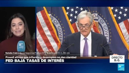Directo D. C. y la baja de tasas de interés de la Fed ante crisis económica y 'shutdown'