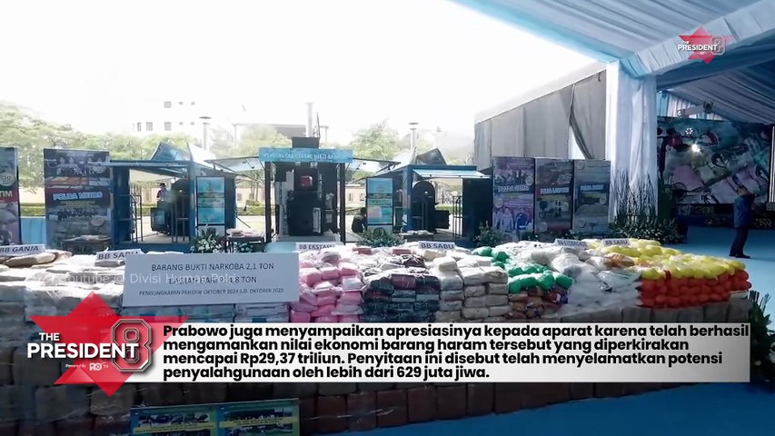 Kinerja Setahun Polri di Kepemimpinan Prabowo 214 Ton Narkoba Berhasil Disita, 629 Juta Jiwa Diselamatkan