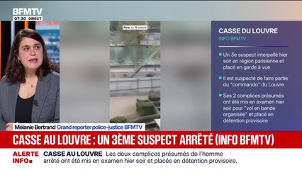INFO BFMTV - Casse au Louvre: un troisième suspect a été interpellé et placé en garde à vue