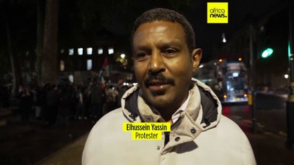 Protesters in London rally for Sudan as war reaches new deadly phase