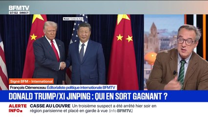 SIGNÉ BFM - Qui sort gagnant de la rencontre entre Donald Trump et Xi Jinping?