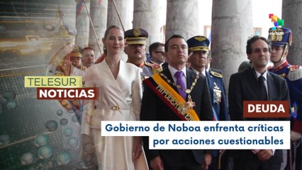 Gobierno de Noboa es criticado por acciones a su favor y no para sectores vulnerables