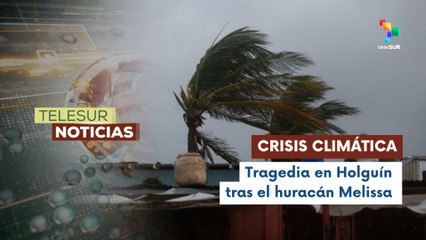 Huracán Melissa provoca múltiples daños en la ciudad de Holguín