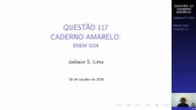 ENEM 2024/FÍSICA - QUESTÃO 117 -  CADERNO AMARELO