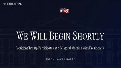 USA - President Trump Participates in a Bilateral Meeting with President Xi (30.10.25)