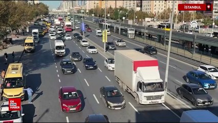 İstanbul'da sabah saatlerinde trafik yoğunluğu yüzde 76'ya çıktı