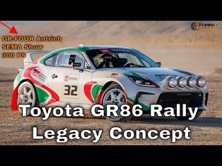 Toyota GR86 Rally Legacy Concept – 300 PS Allrad-Power auf der SEMA 2024!