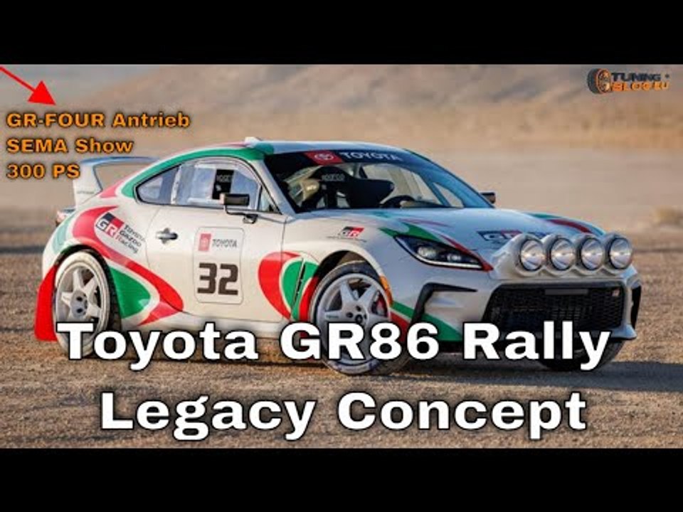 Toyota GR86 Rally Legacy Concept – 300 PS Allrad-Power auf der SEMA 2024!