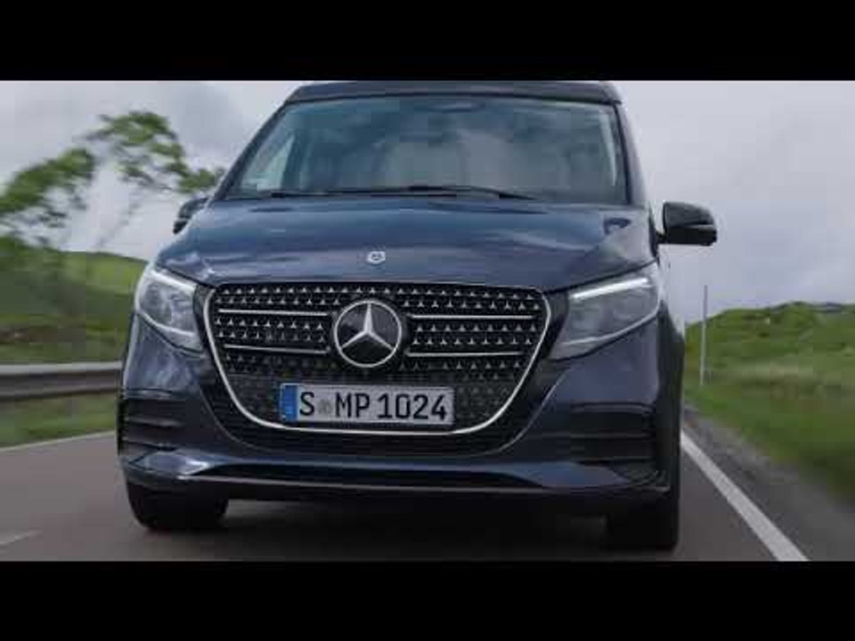 Mercedes V-Klasse Marco Polo in sodalith blue | Exterieur, Interieur, Funktionen