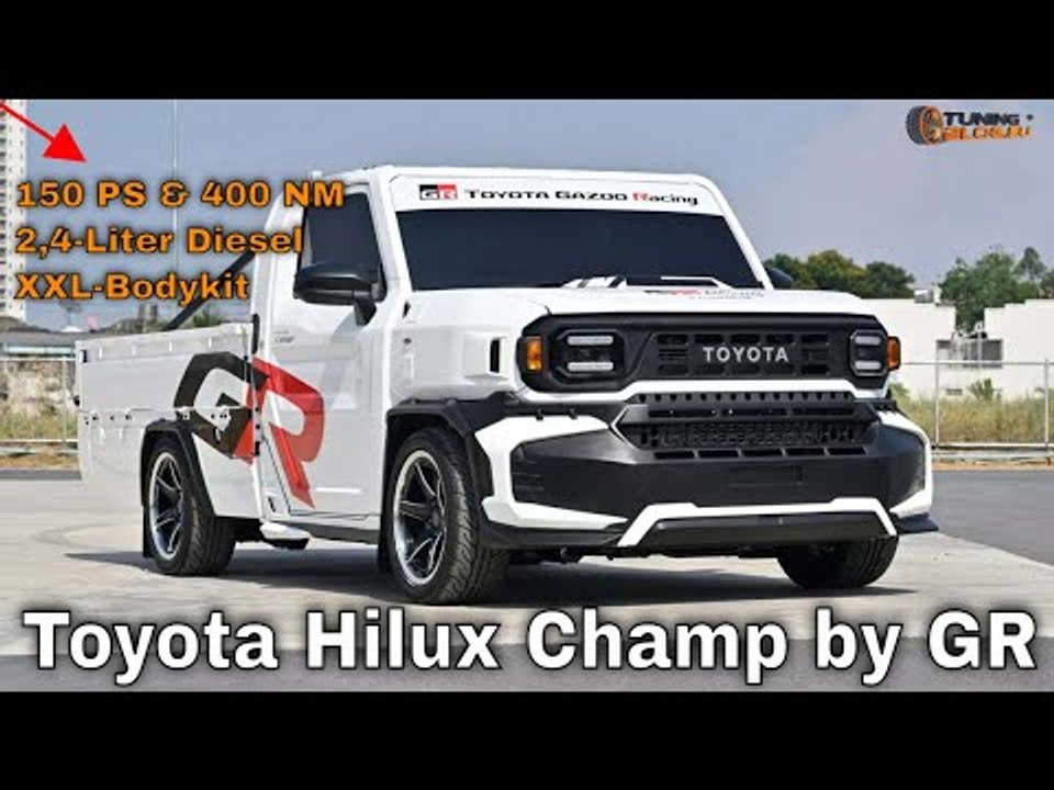 2024 Toyota Hilux Champ von Gazoo Racing: ein Pick-up zum Rennwagen umgebaut