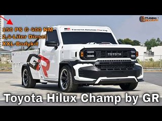 2024 Toyota Hilux Champ von Gazoo Racing: ein Pick-up zum Rennwagen umgebaut