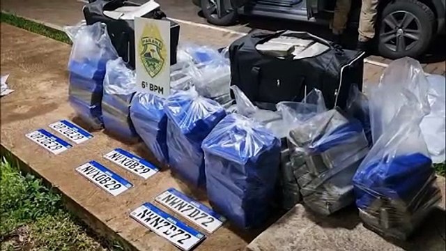 Polícia Militar apreende grande quantidade de drogas e prende suspeito durante operação em Cascavel