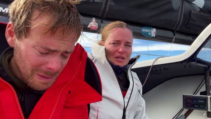 La détresse de deux skippeurs belges sur la Transat Café L’Or : la voile de leur bateau déchirée par… un avion privé - Voile - Transat Café L'Or