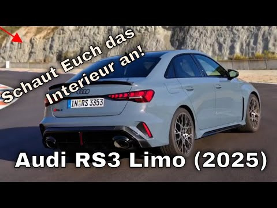 2025 Audi RS3 2025 im Detail: Neuer Nordschleifen-Rekord und sportliches Design!