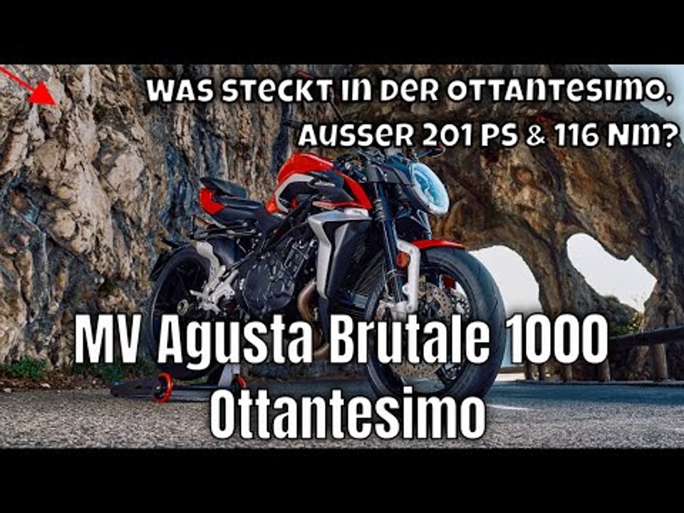 2025 MV Agusta Brutale 1000 Ottantesimo: Kraft, Design und Technik | wichtige Fakten