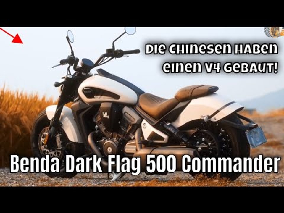 2025 Benda Dark Flag 500 Commander: cooler V4-Cruiser aus China mit Luftfederung