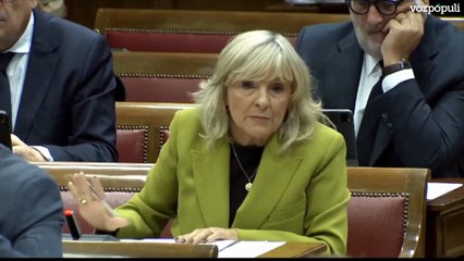 Senadora de UPN pregunta a Sánchez por la banda del Peugeot
