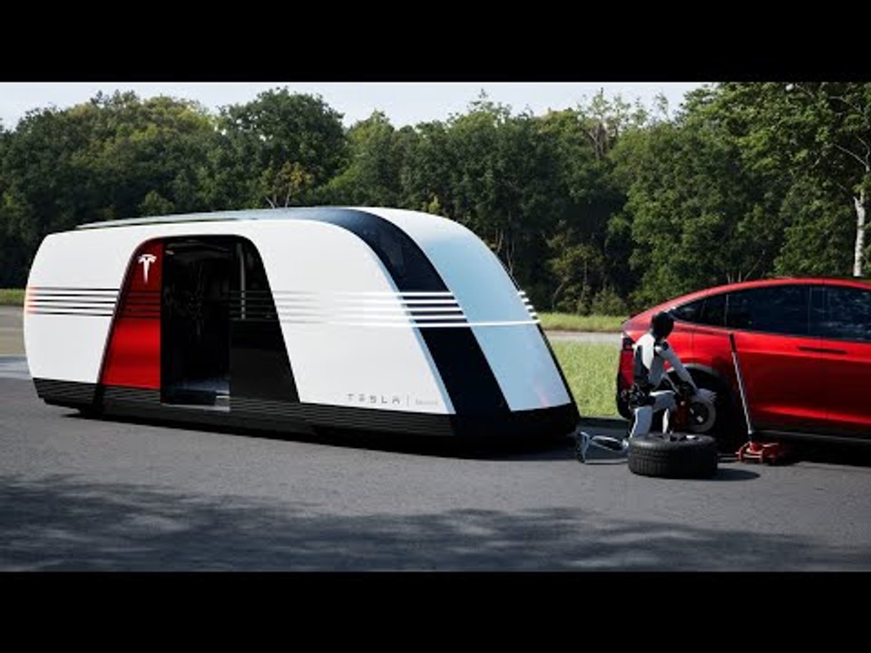 Unglaublich: Studie Tesla Robovan für bis zu 20 Personen | alles was Ihr wissen müsst