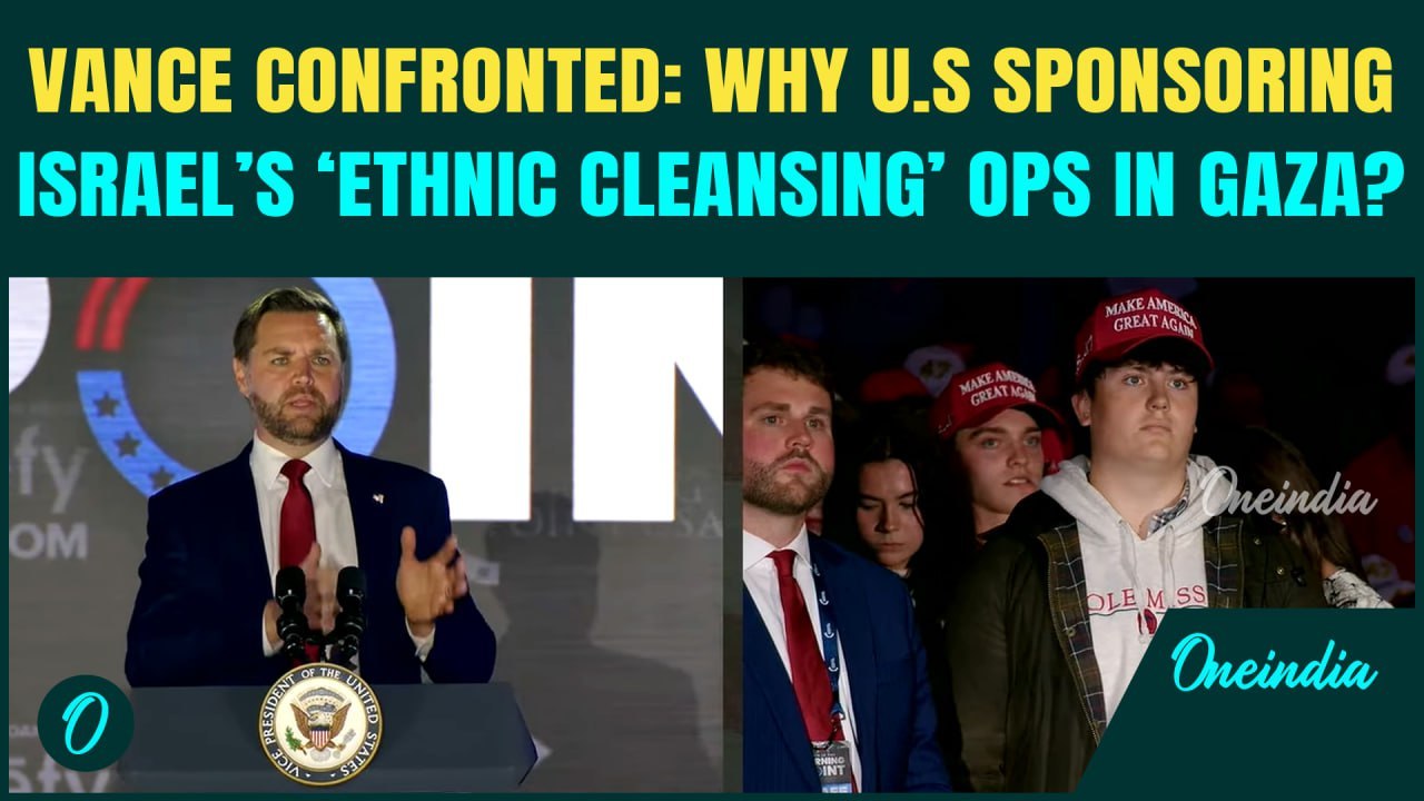 VIDEO: Vance STUNNED by Student| Quotes Charlie Kirk to Question U.S backing Israeli actions in Gaza