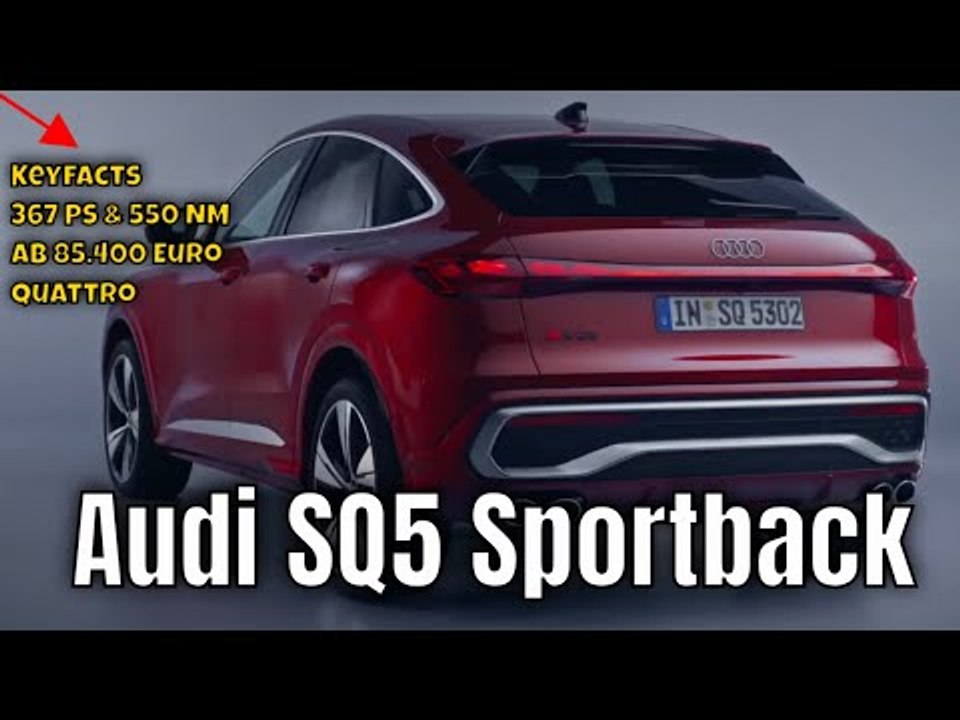 2025 Audi SQ5 Sportback: Keyfacts zur Coupé-Perfektion | die Fakten