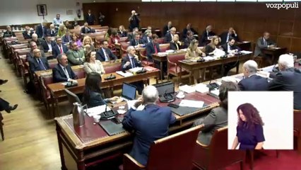 El insulto de Sanchez al senado: “Esto es un circo, una comisión de difamación”