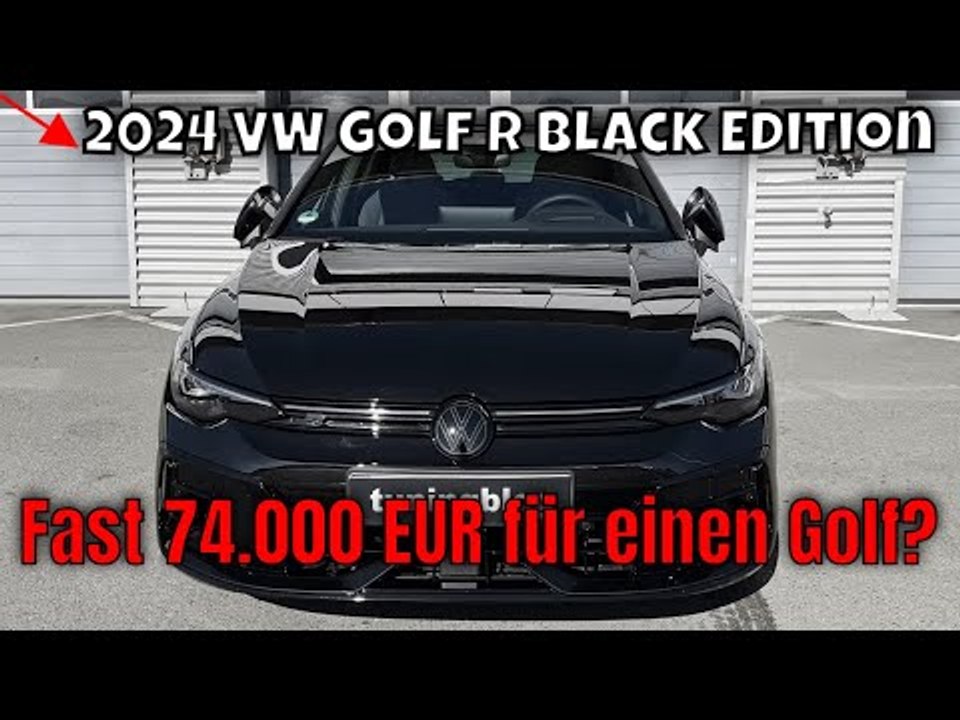 VW Golf R Black Edition 2024 (MK8.5): die (unglaublichen) Preise im Detail