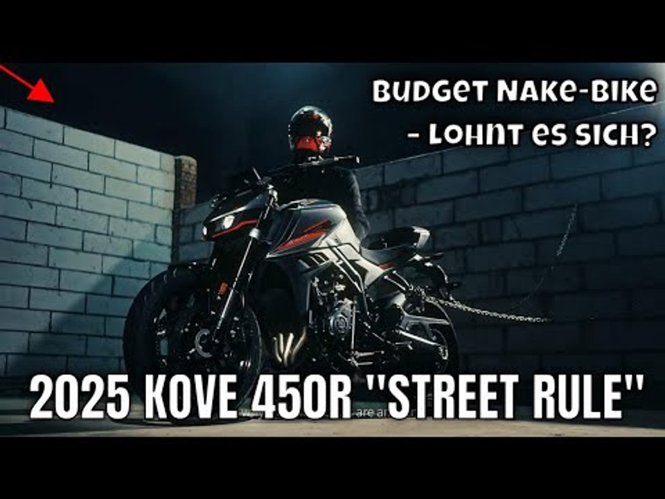 2025 KOVE 450R STREET RULE – 65 PS Power-Naked-Bike | die Fakten