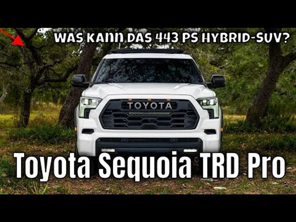 2024 toyota sequoia trd pro | alles was du zum v6-offroader wissen musst