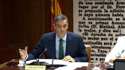 "Comisión de difamación" y "circo": así responde Sánchez al interrogatorio de los senadores