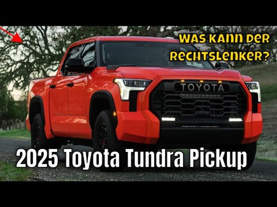 2025 toyota tundra pickup als rechtslenker: speziell für australien | die fakten