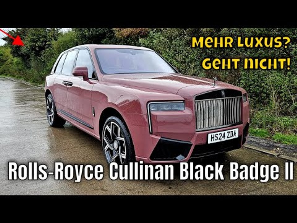 2025 Rolls-Royce Cullinan Black Badge II – Luxus-SUV mit 600 PS im neuen Look | die Fakten