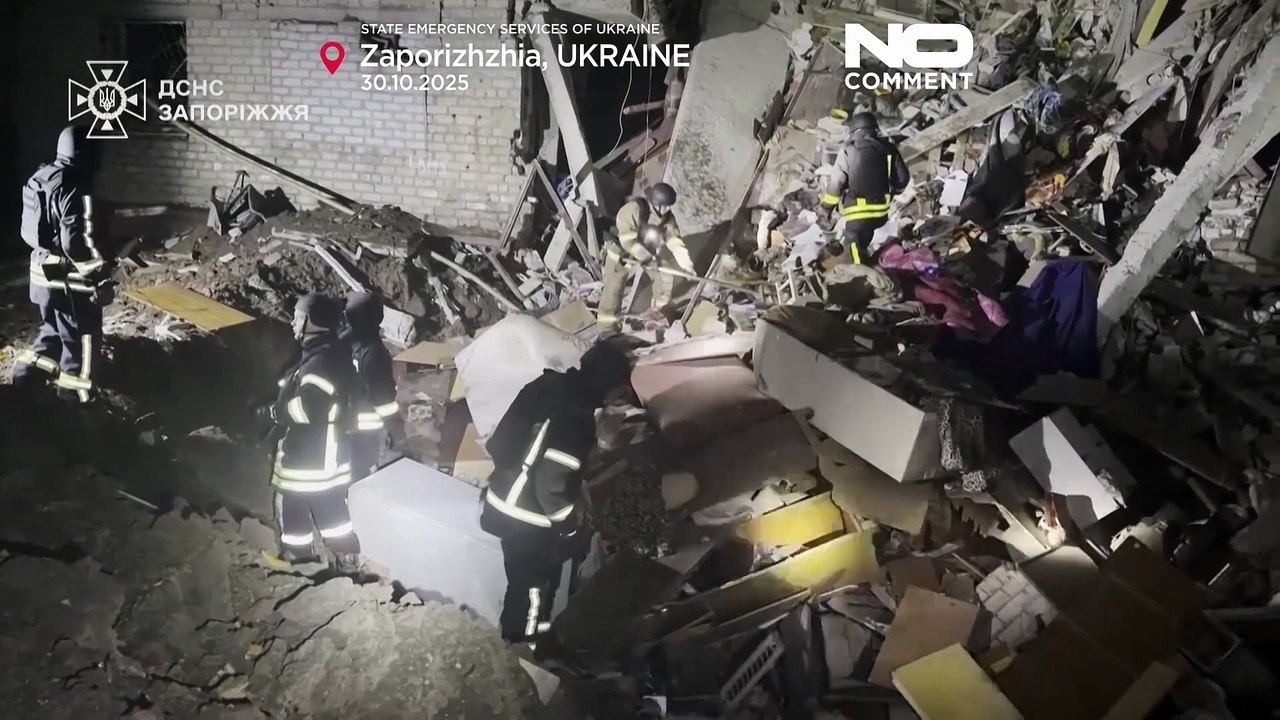 Regione ucraina di Zaporizhzhia colpita duramente da un attacco russo, si registrano feriti
