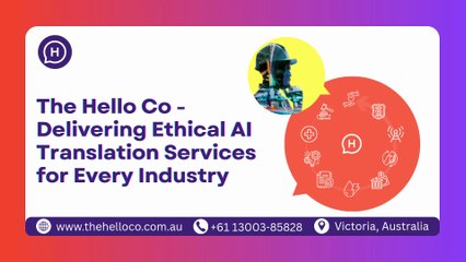 The Hello Co - Ethical AI Translation Services for Global Communication