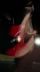 She was harassed at the bar, luckily the boy appeared and helped her