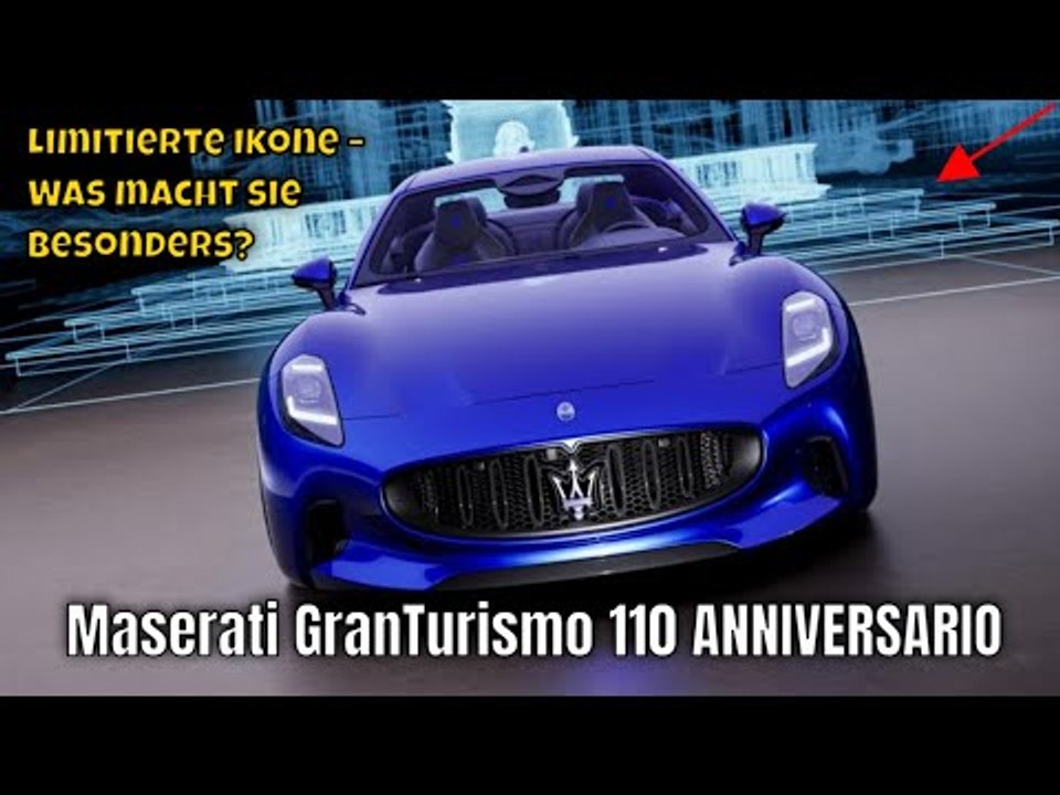2025 Maserati GranTurismo 110 ANNIVERSARIO – Luxus neu definiert | die Fakten