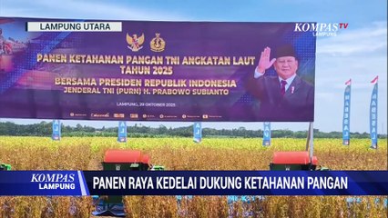 Panen Raya Kedelai Dukung Ketahanan Pangan