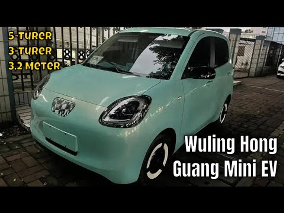 2025 Wuling Hong Guang Mini EV | süßes E-Auto jetzt auch mit 5 Türen
