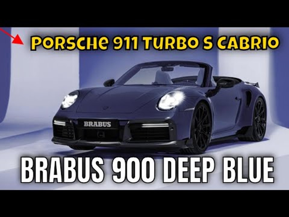 BRABUS 900 DEEP BLUE – 900 PS im Porsche 911 Turbo S Cabrio (992) | die Fakten