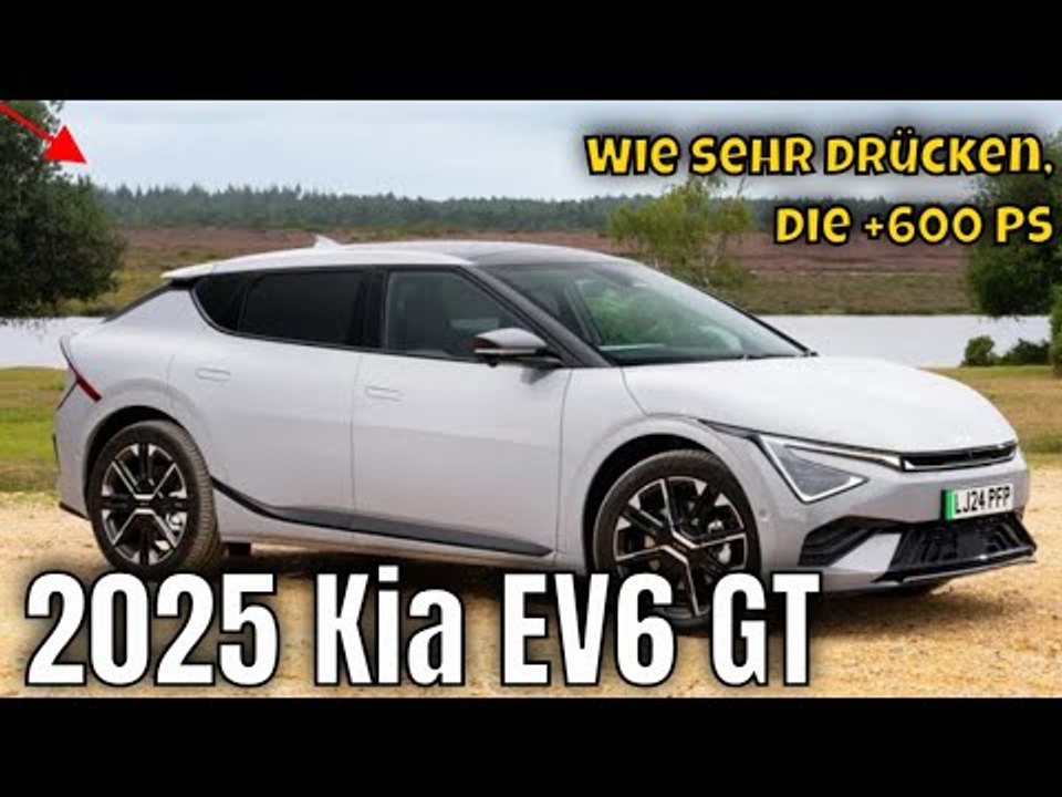 Kia ev6 gt 2025: 641 ps power & futuristisches design | die fakten