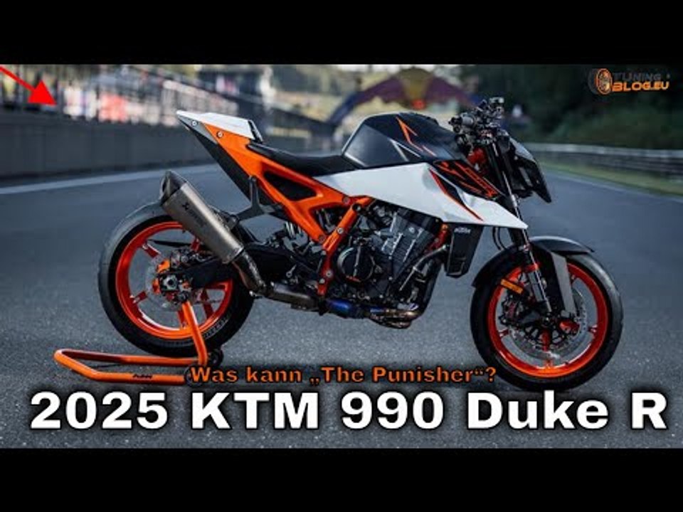 KTM 990 Duke R (2025): 130 PS „The Punisher“ | technische Details & Daten