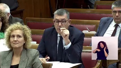 Toc d'atenció a Enric Morera en la comissió del cas Koldo