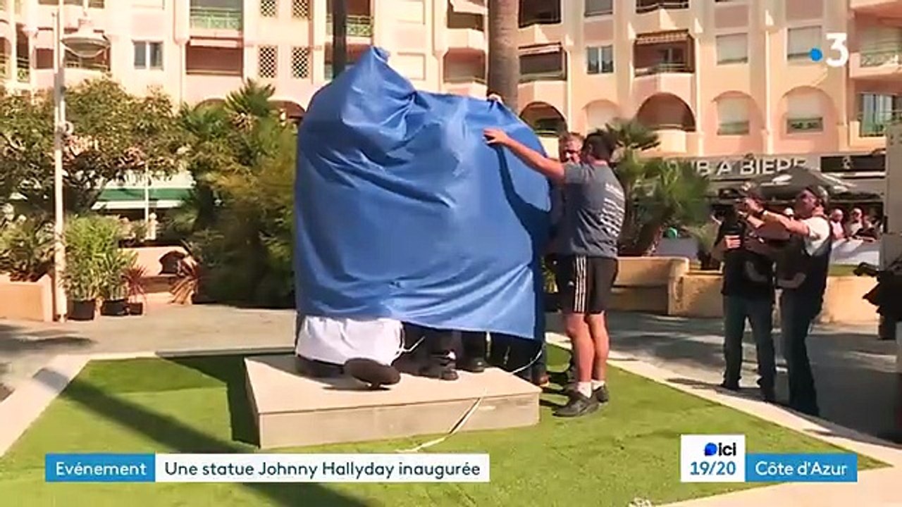 Johnny Hallyday : Sa statue dévoilée à Fréjus d...