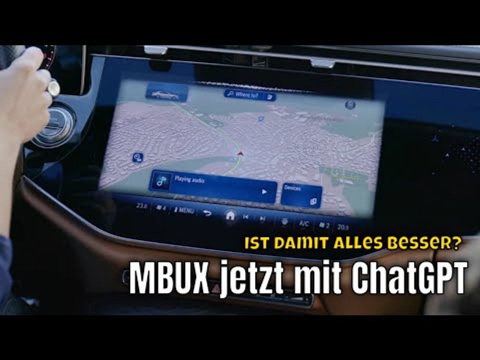 Mercedes-Benz MBUX: Neuer KI-Assistent mit ChatGPT – Was kann er? (engl.)