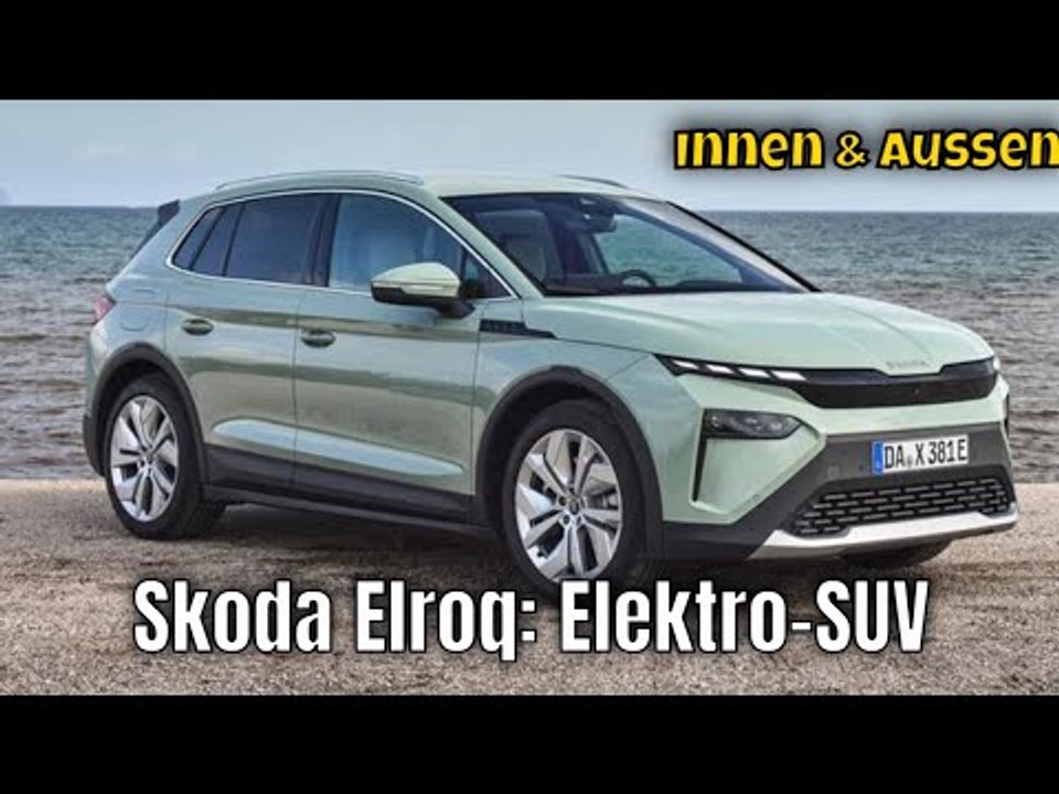 Škoda elroq: elektro-suv für 2025 | walkaround, exterieur, interieur, fahraufnahmen