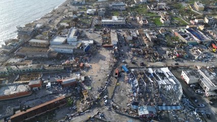 Ouragan Melissa: des quartiers détruits dans le sud-ouest de la Jamaïque