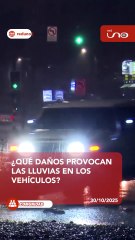 ¿Qué daños provocan las lluvias en los vehículos?
